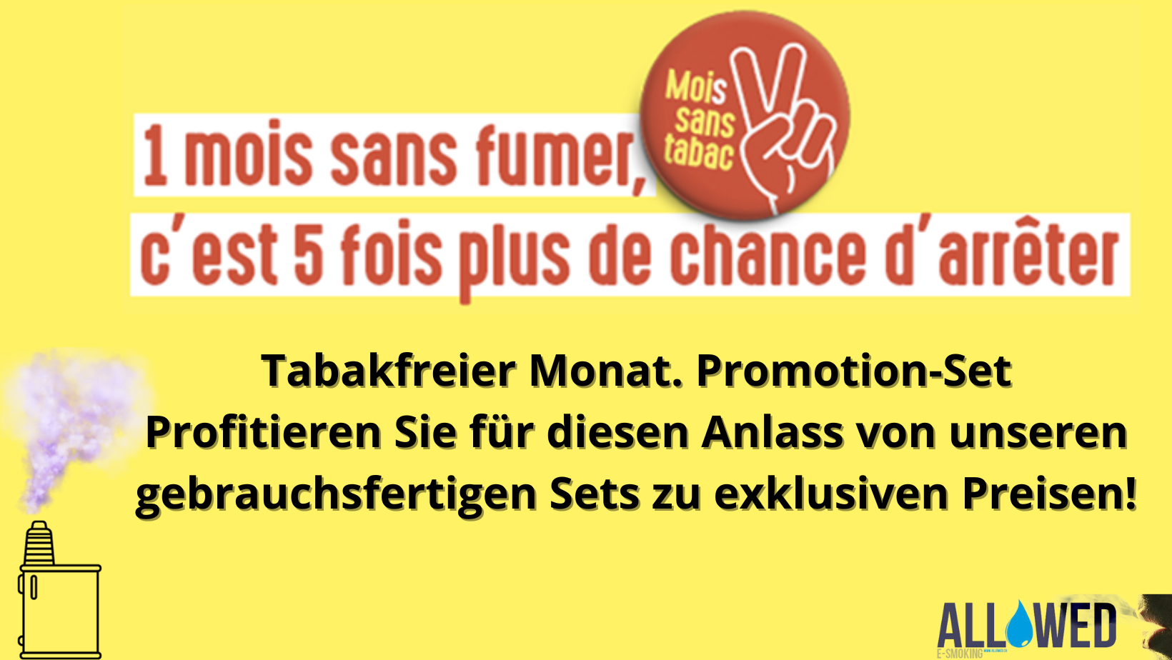 Monat ohne Tabak aktion